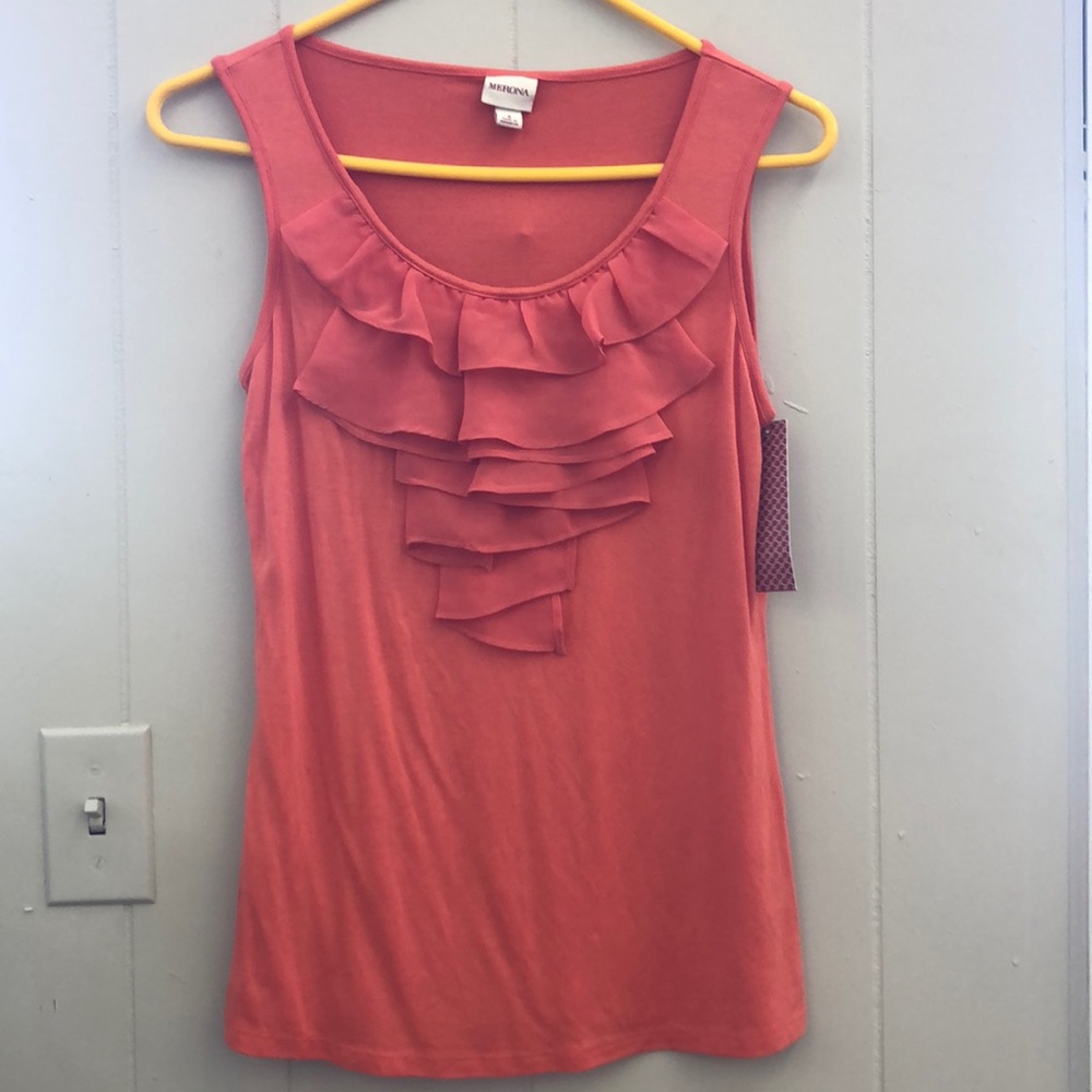 Merona size S Ruffles top tank